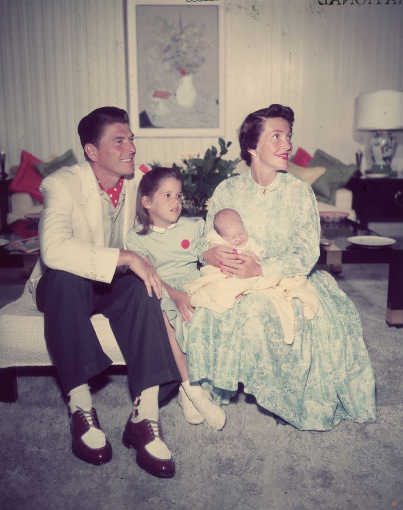 reagan and family