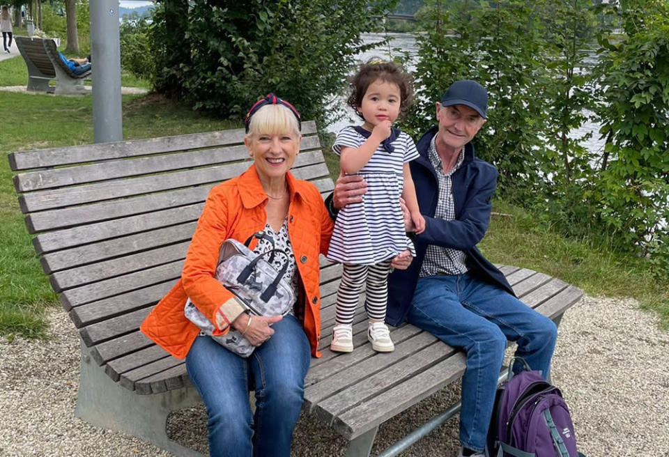 Robert with his wife and their grandchild (Collect/PA Real Life)