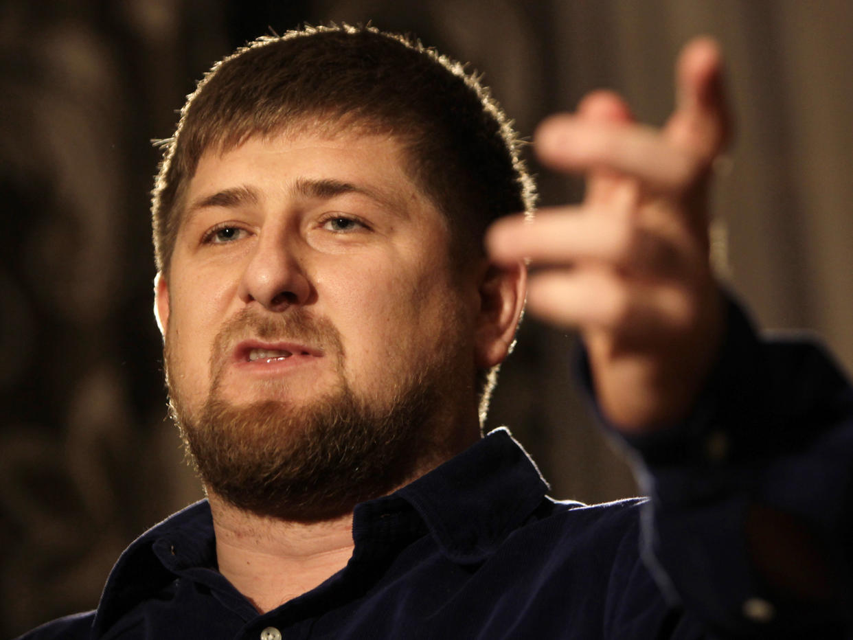 Ramzan Kadyrov, the President of Chechnya: REUTERS