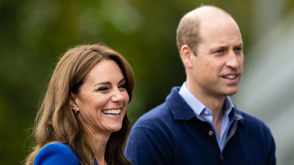 William and Kate at sports centre in Marlow