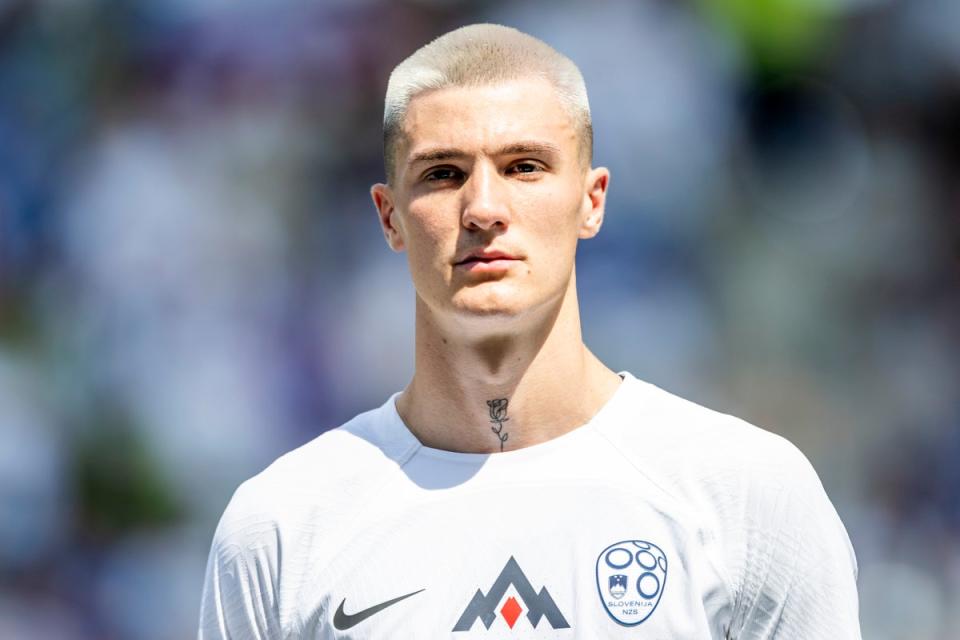 Benjamin Sesko is preparing for Euro 2024 with Slovenia (Getty Images)