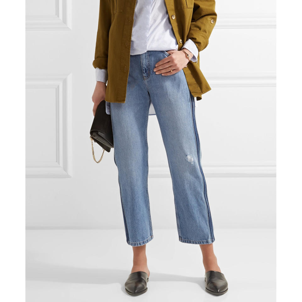 <p><a rel="nofollow noopener" href="http://rstyle.me/~9TfwC" target="_blank" data-ylk="slk:M.i.h Jeans Jeanne Cropped Striped Straight-Leg Jeans, $325;elm:context_link;itc:0;sec:content-canvas" class="link ">M.i.h Jeans Jeanne Cropped Striped Straight-Leg Jeans, $325</a></p> <p> <strong>Related Articles</strong> <ul> <li><a rel="nofollow noopener" href="http://thezoereport.com/fashion/style-tips/box-of-style-ways-to-wear-cape-trend/?utm_source=yahoo&utm_medium=syndication" target="_blank" data-ylk="slk:The Key Styling Piece Your Wardrobe Needs;elm:context_link;itc:0;sec:content-canvas" class="link ">The Key Styling Piece Your Wardrobe Needs</a></li><li><a rel="nofollow noopener" href="http://thezoereport.com/living/entertaining/veuve-clicquot-summer-flavors/?utm_source=yahoo&utm_medium=syndication" target="_blank" data-ylk="slk:Here's How To Make The Easiest Summer Cocktail Ever;elm:context_link;itc:0;sec:content-canvas" class="link ">Here's How To Make The Easiest Summer Cocktail Ever</a></li><li><a rel="nofollow noopener" href="http://thezoereport.com/fashion/celebrity-style/bella-hadid-bvlgari-venice/?utm_source=yahoo&utm_medium=syndication" target="_blank" data-ylk="slk:Bella Hadid Just Expertly Channeled Sophia Loren In Venice;elm:context_link;itc:0;sec:content-canvas" class="link ">Bella Hadid Just Expertly Channeled Sophia Loren In Venice</a></li> </ul> </p>