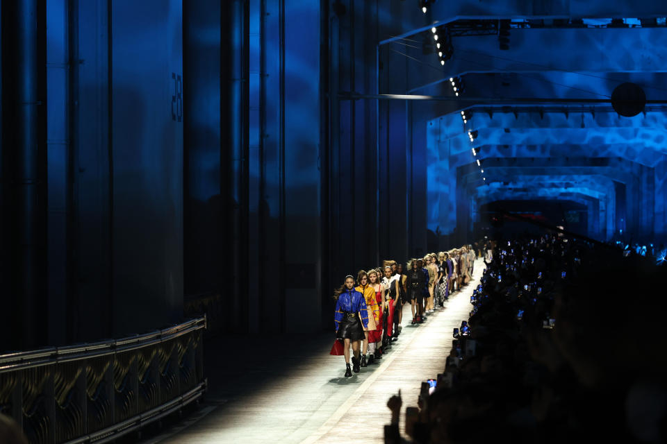 Louis Vuitton Women’s pre-fall 2023 collection In Seoul.