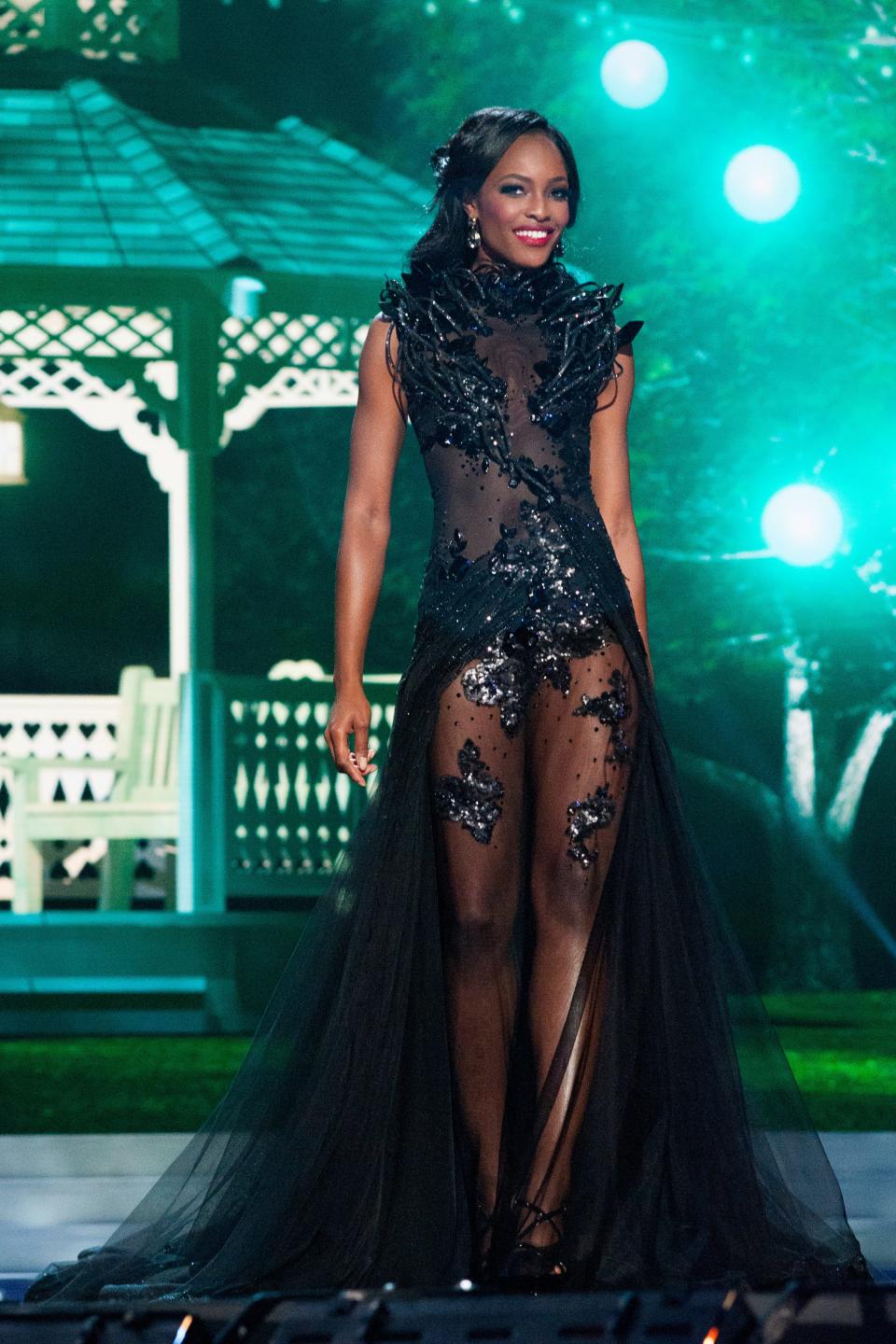 Mame Adjei during Miss USA 2015.