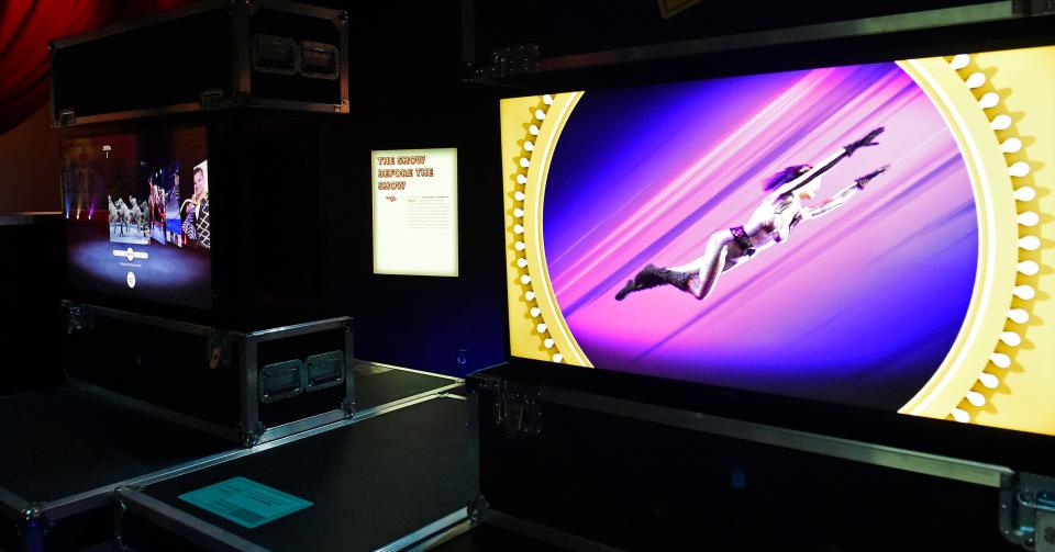 Visitors to "The Greatest Show on Earth" permanent exhibition at The Ringling Museum can control what they see in interactive video displays that feature photos and video features about some of the artists and acts that have been featured in the Ringling Bros. and Barnum & Bailey Circus.