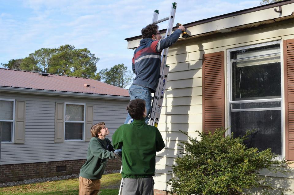 Members of Westminster Presbyterian Church help with a Wilmington Area Rebuilding Ministry project on Martin Luther King Jr. Day in 2020.