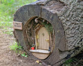 <p> Lucky enough to have a hollowed-out log in the garden? Well, why not turn it into a teeny tiny home as the centrepiece for your fairy garden ideas.&#xA0; </p> <p> Pick up blank wooden fairy doors (try Amazon) or make your own from plywood and using a jigsaw, hinges and wedge the piece of ply into the log opening. Glue on twigs, pinecones and small pieces of conifer to hide any gaps and then let your imagination fly.&#xA0; </p> <p> Accessorize with home crafted extras or those ready-made for dolls&apos; houses. Door mats, doorknobs and knockers, wellies and house signs all help personalize your fairy home and add to the overall effect. Place the log in a significant spot &#x2013; perhaps where it can double as a bench alongside a mud kitchen or within a log pile for added wonder.&#xA0; </p>