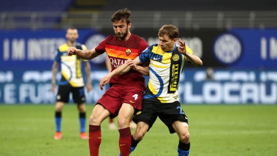 Bryan Cristante e Nicolò Barella | Marco Luzzani/Getty Images