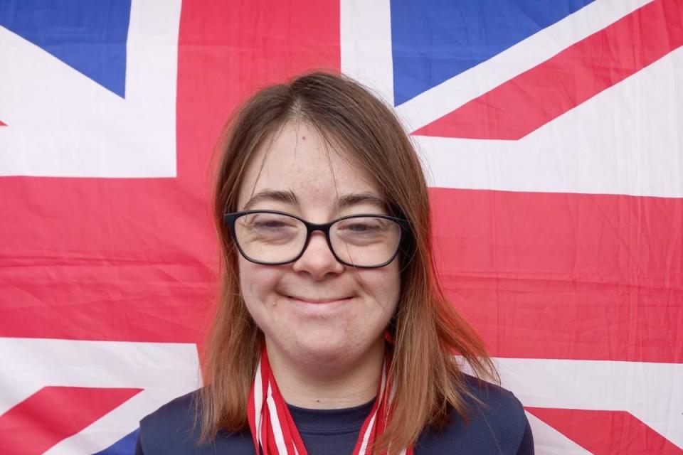 Caroline with her medals <i>(Image: David Faithfull)</i>