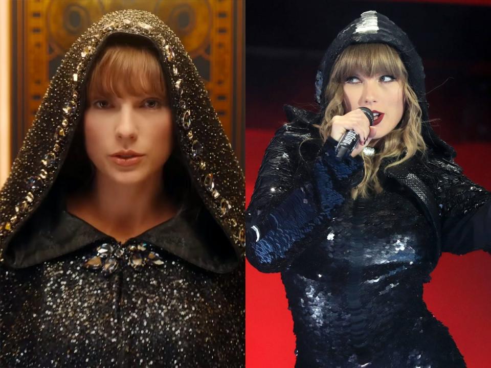 taylor swift bejeweled music video reputation tour parallel