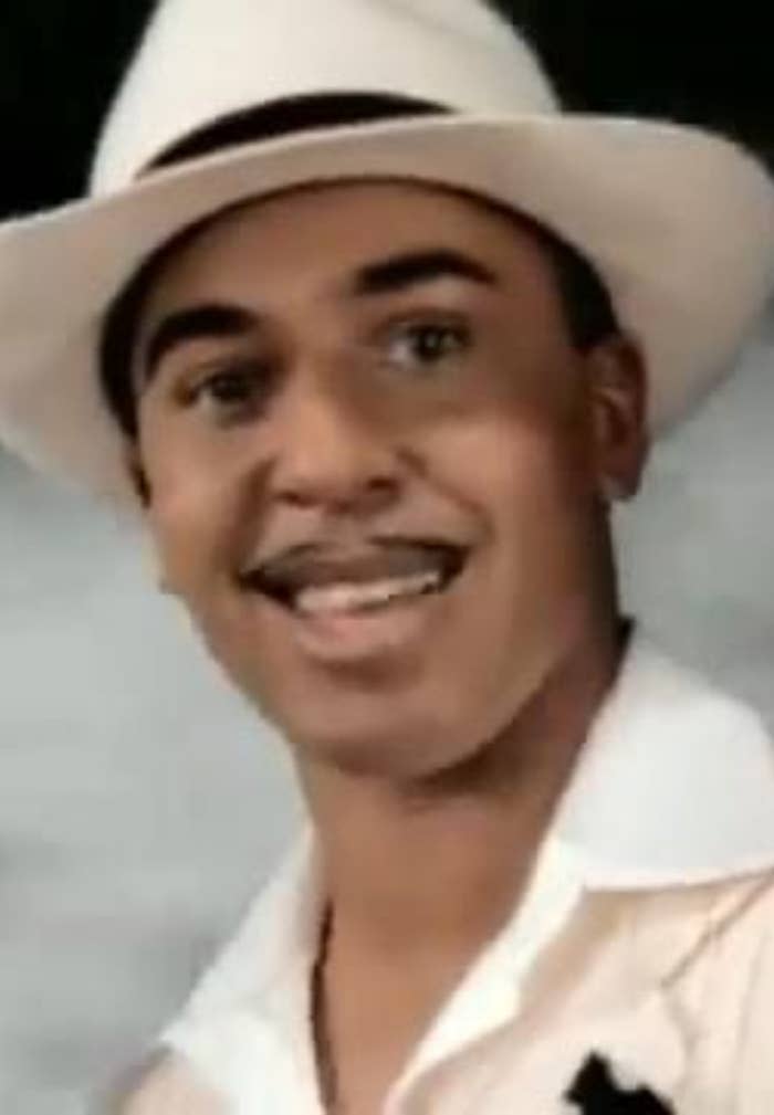 Bega in the "Mambo No. 5" music video