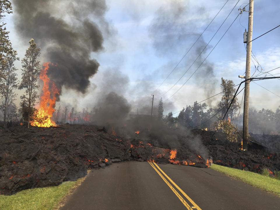 Kilauea volcano erupts on Hawaii’s Big Island