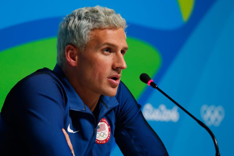 Ryan Lochte at Rio. (Getty)