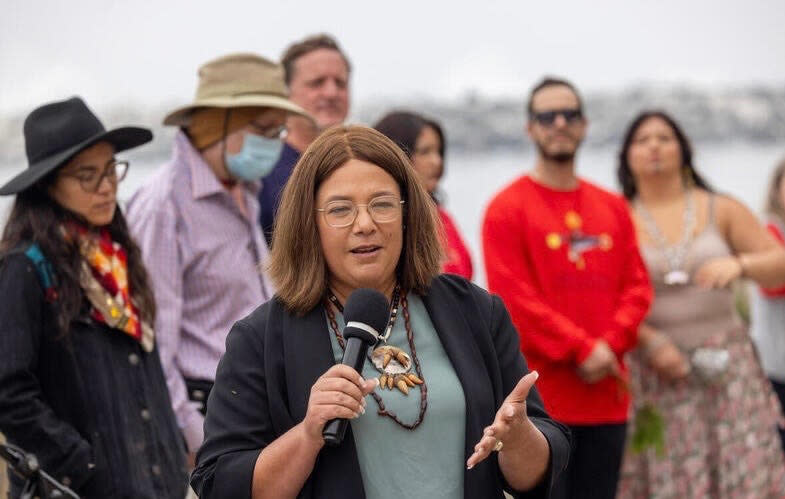 Chumash Tribal Council Chairwoman Violet Sage Walker (Photo/David McNew for Greenspace)