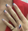 <p>Choose a few of your favorite blue hues this Fourth of July to create a manicure that is festive, yet adorable. </p>