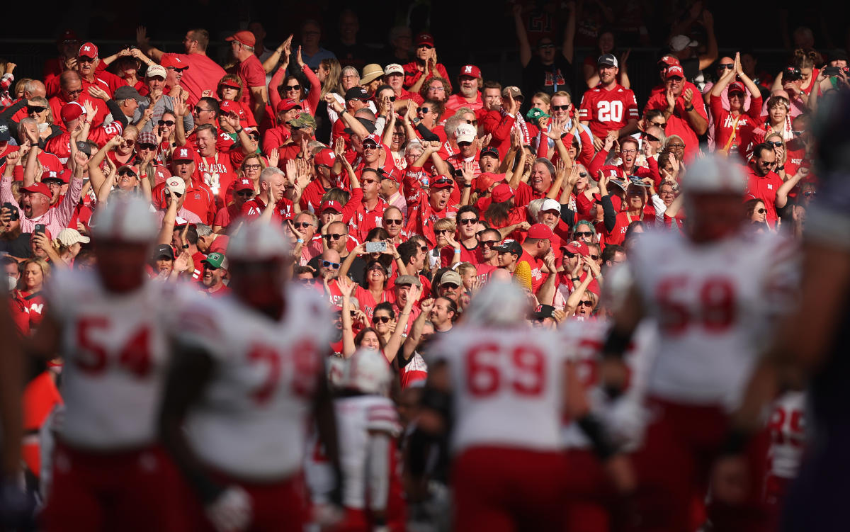 College football fans treated to free beer and food as credit card machines go down at Nebraska-Northwestern game in Ireland