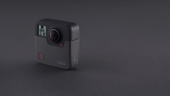 A GoPro Fusion 360 camera.