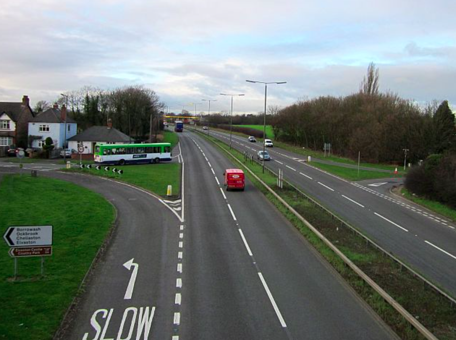 <em>The collision took place on the A52 on the August Bank Holiday Monday in 2017 (Geograph)</em>