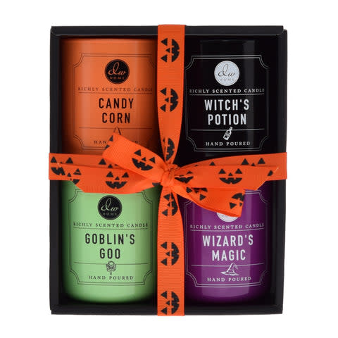 <p><a href="https://www.dwhome.com/products/signature-halloween-minis-box-set?variant=39837354688567&gclid=Cj0KCQjw7uSkBhDGARIsAMCZNJvP2q_Ee__T3suaeCx0OFzzl928cnmWLy3Qa5dkdruurA6vbOCk_q0aAminEALw_wcB" rel="nofollow noopener" target="_blank" data-ylk="slk:Shop Now;elm:context_link;itc:0;sec:content-canvas" class="link ">Shop Now</a></p><p>Signature Halloween Mini Candles Box Set</p><p>$25.00</p><p>dwhome.com</p><span class="copyright">DW Home</span>