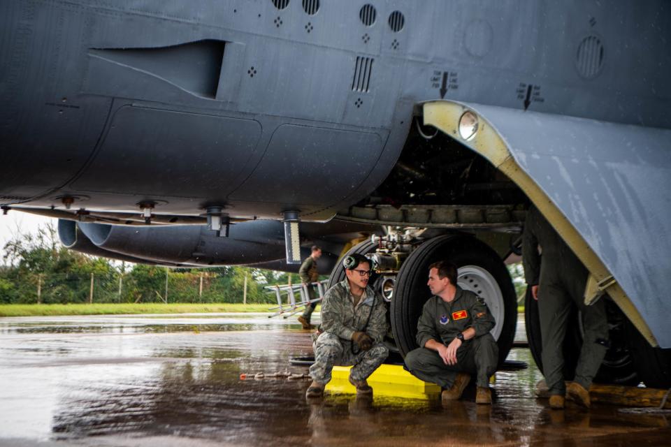 Air Force B-52 crew chief