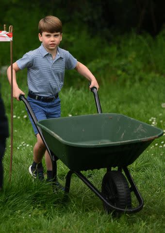 DANIEL LEAL/POOL/AFP via Getty Images Prince Louis at the Big Help Out in May 2023