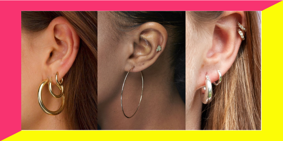 There are lots of hoop earrings on Etsy under $50. (Photo: HuffPost)