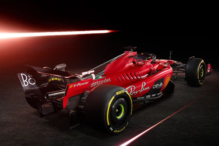 El SF-23 de Ferrari para la temporada 2023 de la Fórmula 1