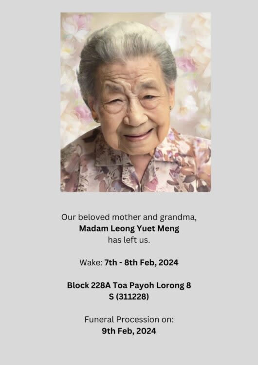 nam seng wanton mee - obituary