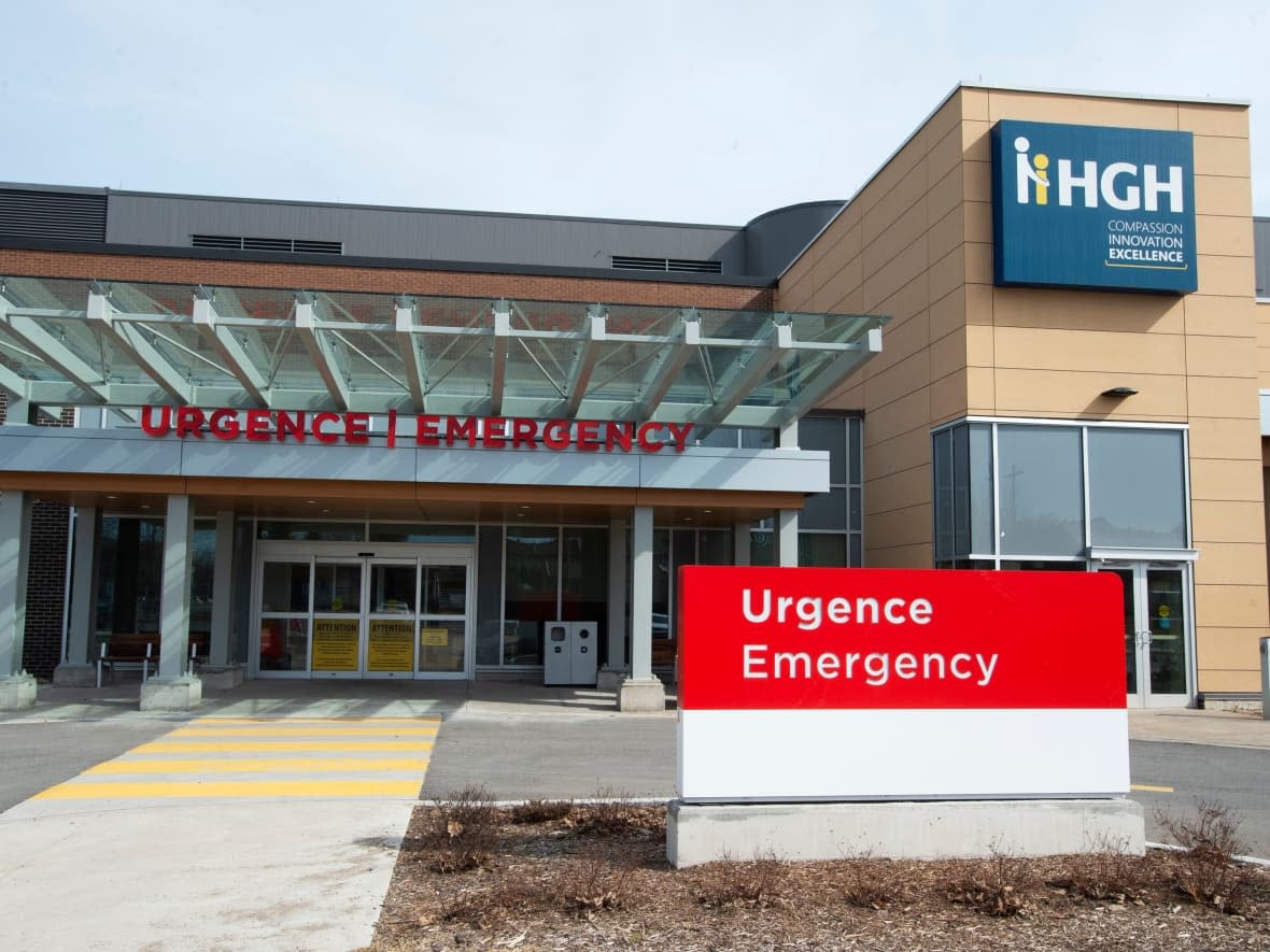 The Hawkesbury and District General Hospital is shown in March 2021. Dr. Brian Nadler, 36, of Dollard-des-Ormeaux, Que., is now facing four charges of first-degree murder in the deaths of four elderly people. (Ryan Remiorz/The Canadian Press - image credit)