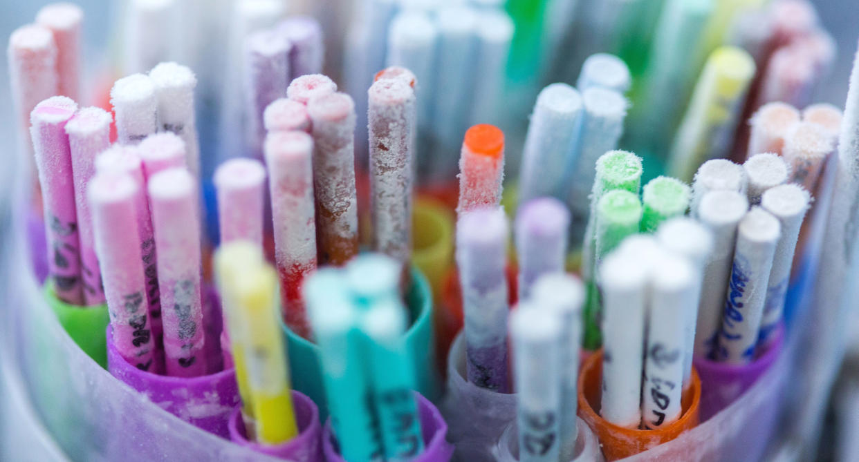 Cryopreservation of frozen sperm straws and embryos in liquid nitrogen, Medically Assisted Procreation Laboratory, (CECOS), Bordeaux hospital, France. (Photo: Getty Images)