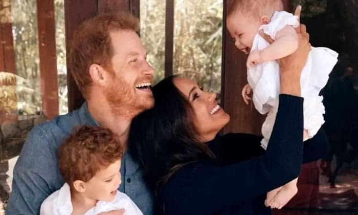 Los duques de Sussex y sus hijos