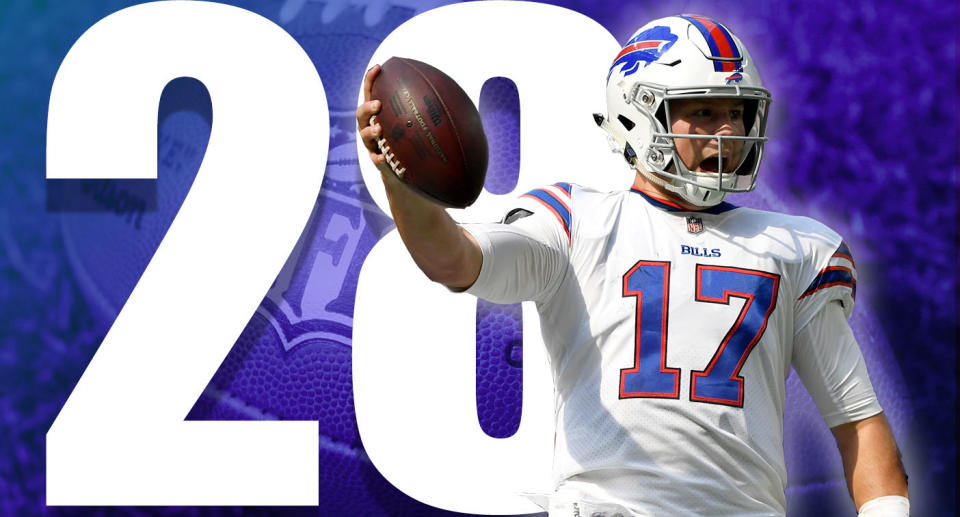 <p>It’s hard to believe the team we saw get blown out the first six quarters of the season suddenly did a 180. But the Bills destroyed a very good Vikings team on the road. (Josh Allen) </p>