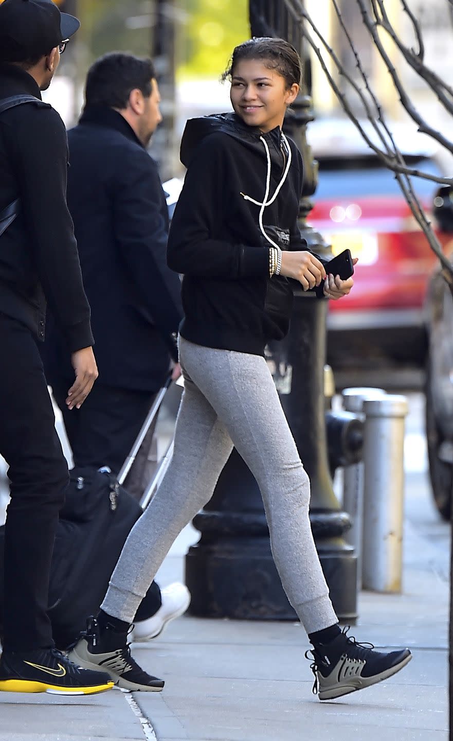 <p>Zendaya always has the best sneakers! Pair any look with some fresh kicks for a very Zendaya inspired outfit.</p>