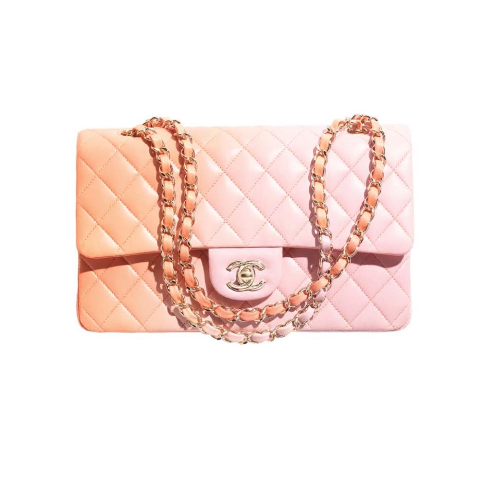 Chanel Gradient lambskin bag from the Spring Summer 2024 collection. Penélope Cruz is a face of the label; price upon request, at select Chanel boutiques