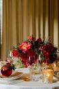 <p>For a blend of tradition and glam, pair a monochromatic floral centerpiece with matching Christmas bulbs at each place setting. The flowers offer rich texture while the bulbs provide a touch of glimmer. </p><p><em>Via <a href="http://www.jennalamevents.com/" rel="nofollow noopener" target="_blank" data-ylk="slk:Jenna Lam Events;elm:context_link;itc:0;sec:content-canvas" class="link ">Jenna Lam Events</a></em></p>