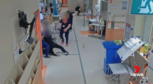 In one of the worst attacks on Perth medical staff, a doctor was ambushed, strangled from behind and dragged to the ground. Source: 7 News