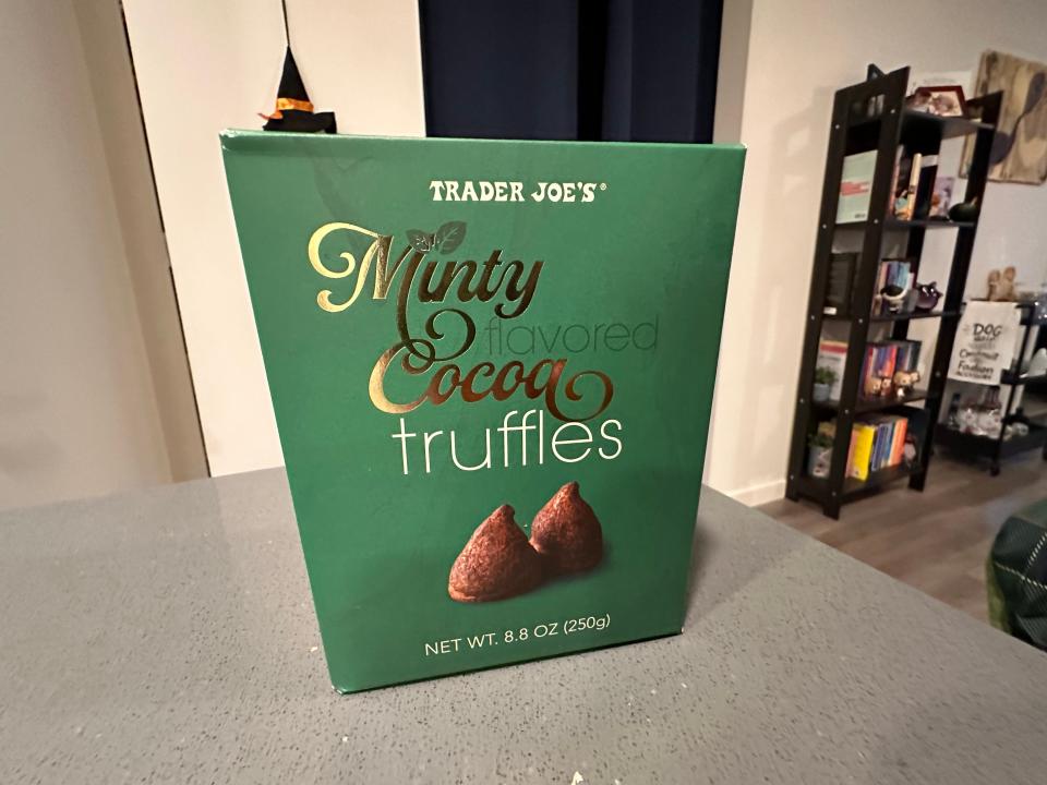 Trader Joe's minty truffles