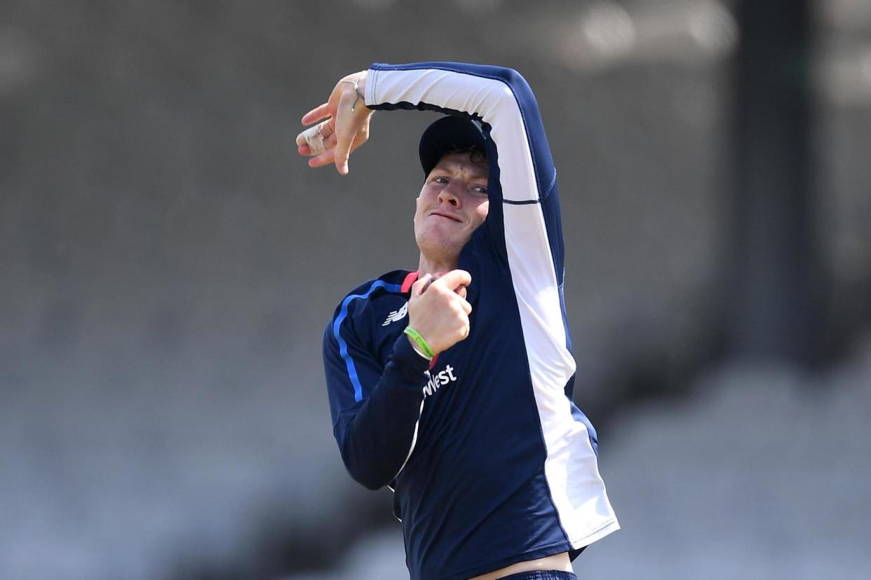 Debutant: Dom Bess will make his international bow at Lord's on Thursday: Getty Images