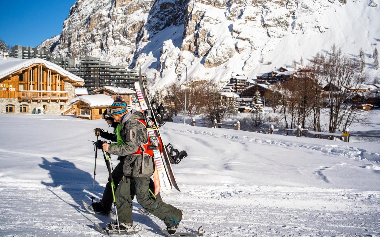 Ski holidays this winter are far from straightforward. Pictured: Val d'Isère - Getty 