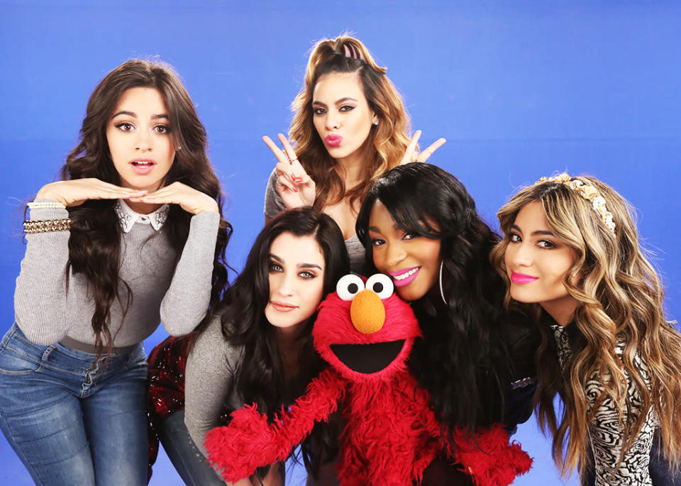 Fifth Harmony and Elmo