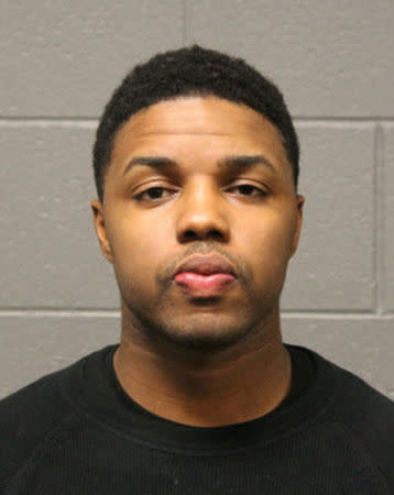 Laroyce Tankson, 31, charged with first degree murder, is shown in the booking photo in Chicago, Illinois, U.S., provided February 17, 2017. Courtesy of the Chicago Police Department/Handout via REUTERS