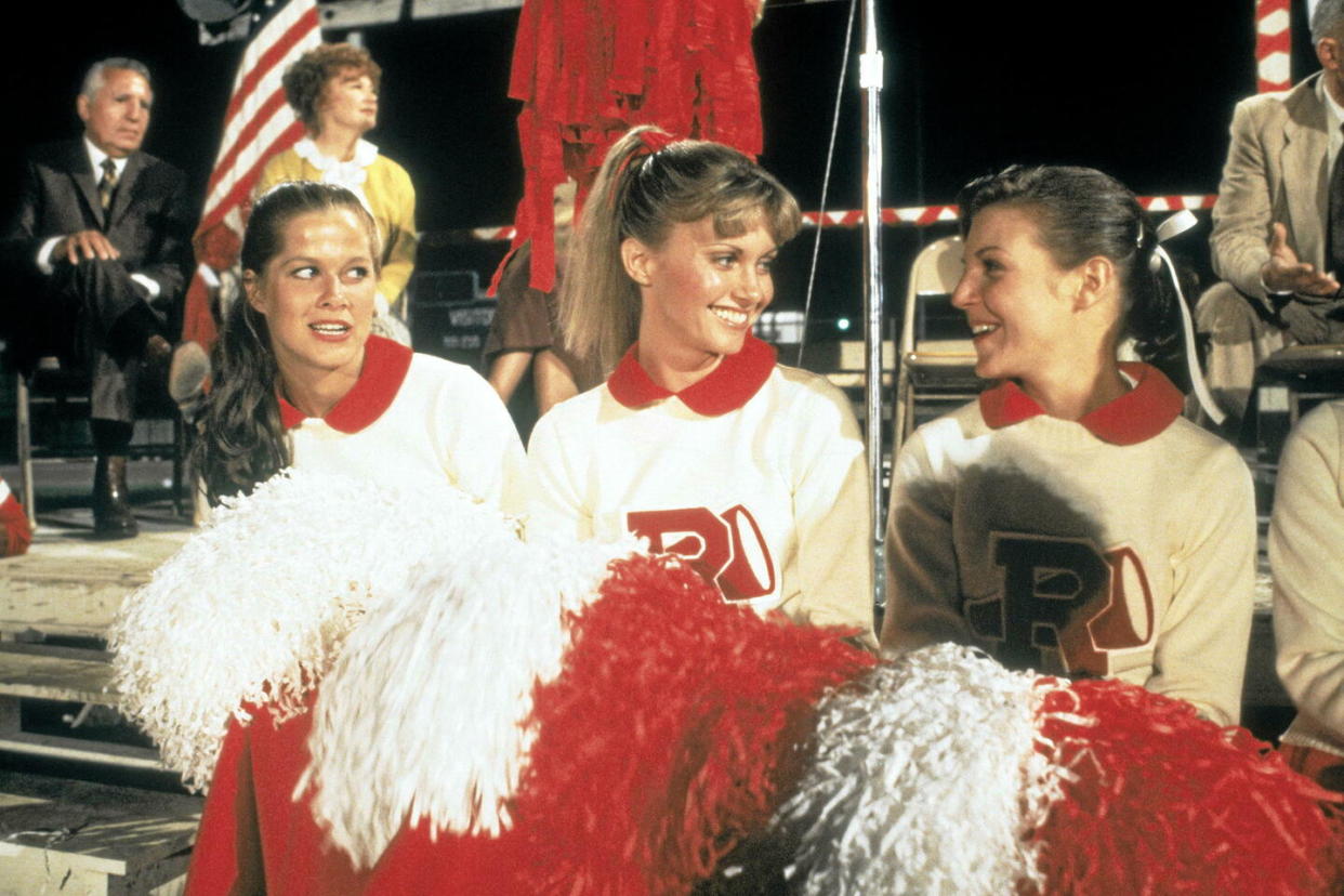 Susan Buckner, à gauche, aux côtés d'Olivia Newton-John, dans le fim « Grease » en 1978.  - Credit:REX FEATURES/SIPA / SIPA / Moviestore Collection / Rex Feat