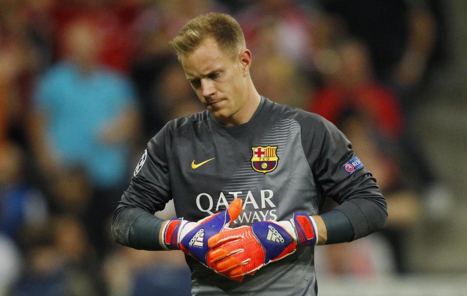 Ter Stegen con la camiseta del Barcelona