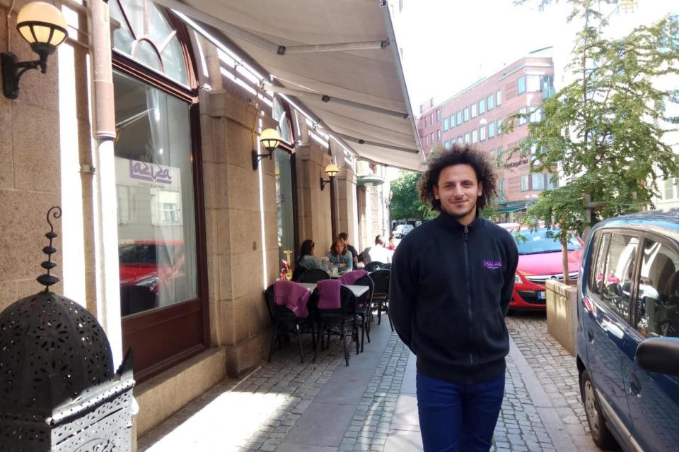 Maurice Salloum owns Shamiat, Malmo's first Syrian restaurant (Emily Jupp)