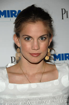 Anna Chlumsky at the New York premiere of Miramax's Beoming Jane