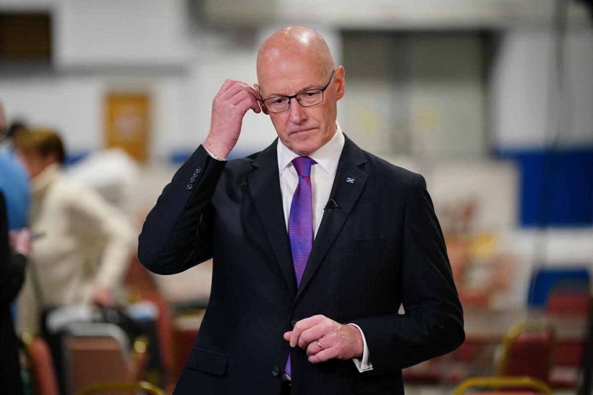 John Swinney said sorry to candidates who lost their seats <i>(Image: PA)</i>