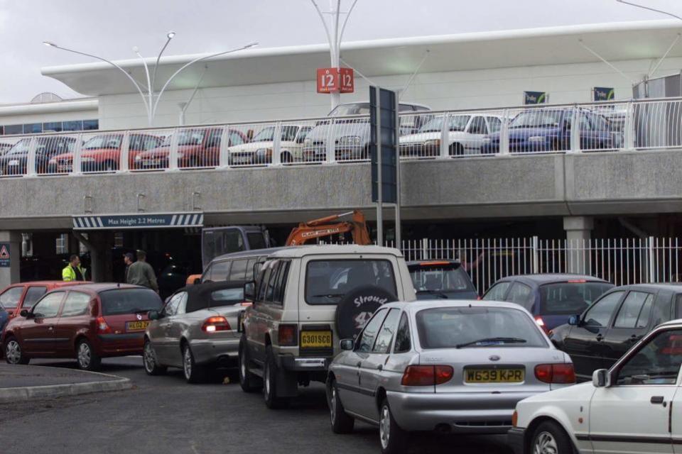 Bournemouth Echo: Castlepoint traffic jams...