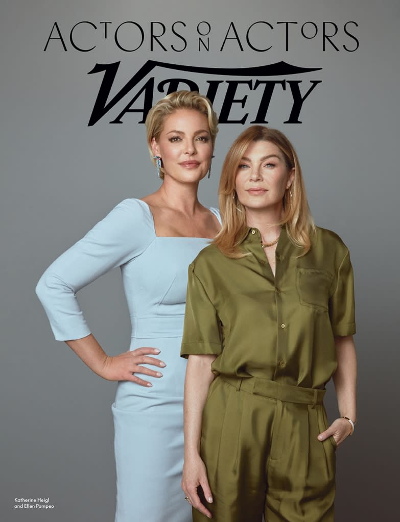 Katherine Heigl Ellen Pompeo Actors on Actors Cover