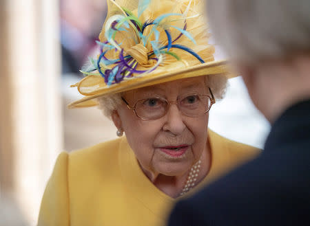 Britain's Queen Elizabeth attends the Royal Maundy service at St George's Chapel in Windsor, Britain April 18, 2019. Arthur Edwards/Pool via REUTERS