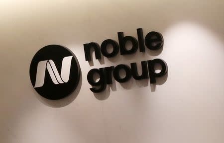 The company logo of Noble Group is seen at its headquarters in Hong Kong March 23, 2015. REUTERS/Bobby Yip/File Photo
